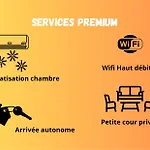 Dom wakacyjny Patio Prive Au Coeur De Clim Arenes A Pied *